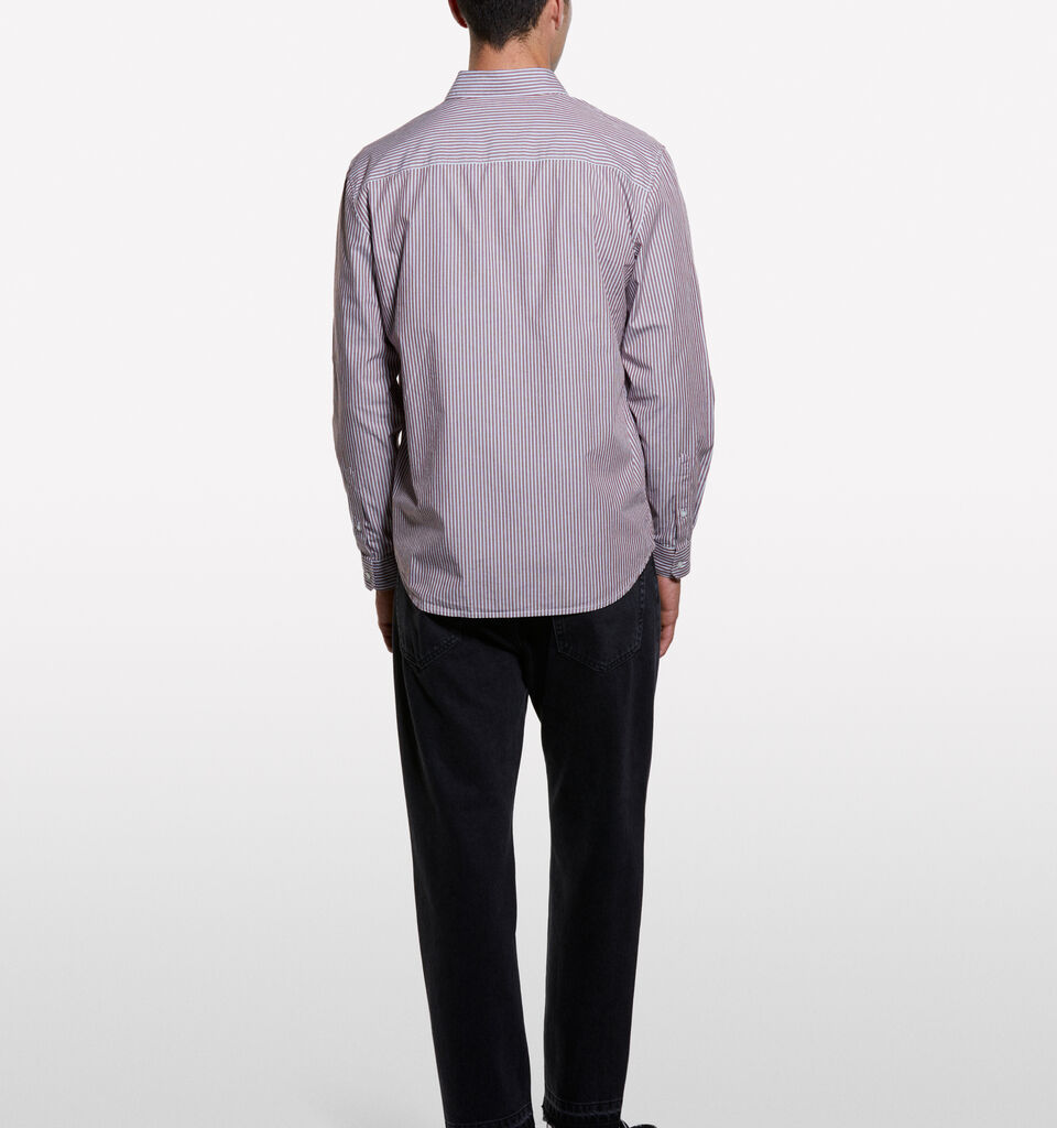 Garngefärbtes rosa Hemd - regular hemden für herren - Pink | Sisley image number 2